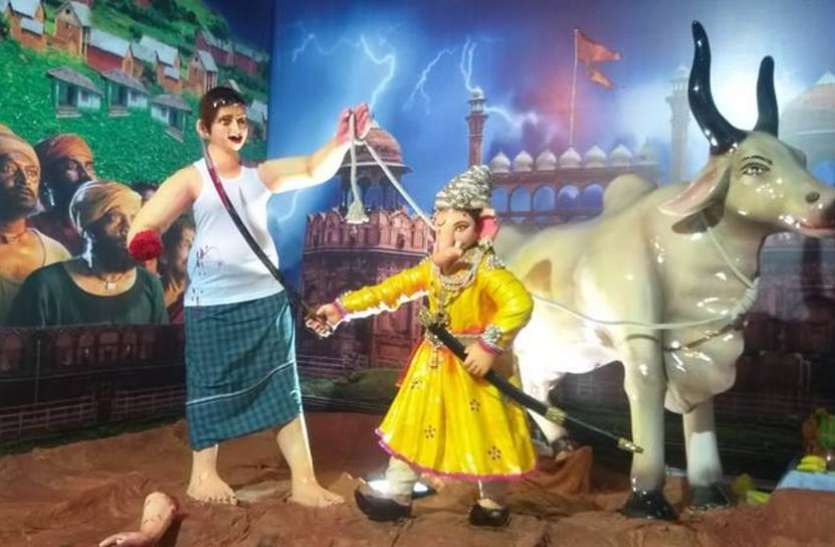 patrika कसाई का पुतला हटाए जाने से बजरंग दल में आक्रोश