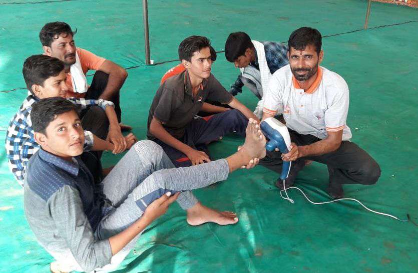 Didwana News 11 बरस से हो रहा है पदयात्रियों की मुस्कान बढ़ाने का काम