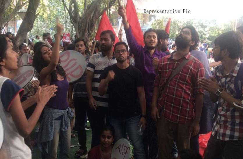 JNUSU Election Result JNU छात्रसंघ चुनाव में वामपंथी गठबंधन की जीत