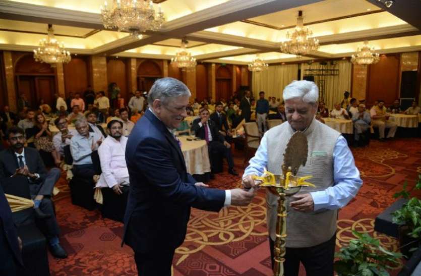 patrika कर्पूरचंद्र कुलिश अवॉर्ड 2018: बोले जनरल बिपिन रावत-'देश और हिंदी की सेवा कर रहा है पत्रिका समूह'