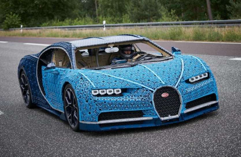 Bugatti Chiron Super Car S Model Made By Lego Blocks ल ग ब ल क स बनकर त य र ह ई द न य क सबस मह ग क र Bugatti Chiron Patrika News