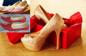 Customized shoes are new trend in indian weddings शादियों में पहनें कस्टमाइड जूते तो सबसे अलग और खूबसूरत दिखेंगे आप