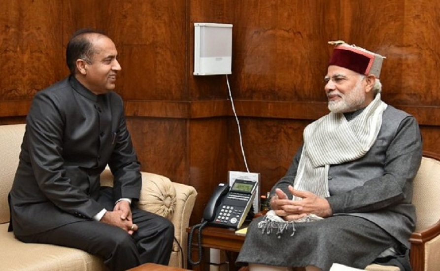 Himachal CM JaiRam Thakur Meets PM Narendra Modi - प्रधानमंत्री मोदी मिलकर  बोले हिमाचल सीएम जयराम ठाकुर- मंडी में बने डिफेंस एयरपोर्ट | Patrika News