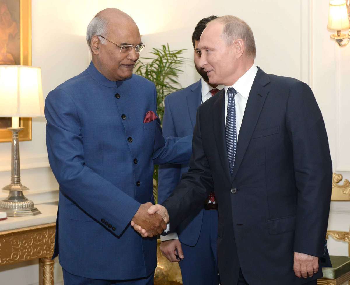 व्लादिमीर पुतिन भारत दौरा खत्म करने के बाद रूस रवाना