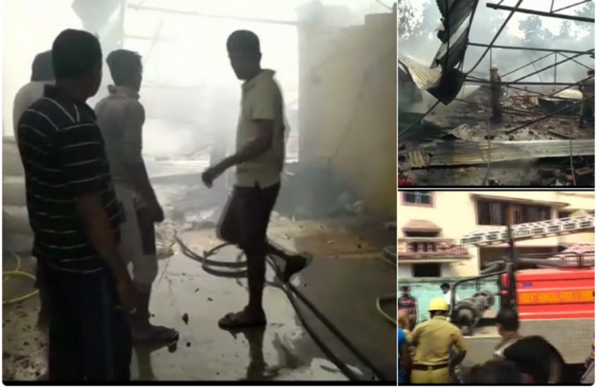 पश्चिम बंगाल: दक्षिण 24 परगना जिले में स्थित एक पटाखा फैक्ट्री में लगी भीषण आग, 10 कर्मचारी घायल