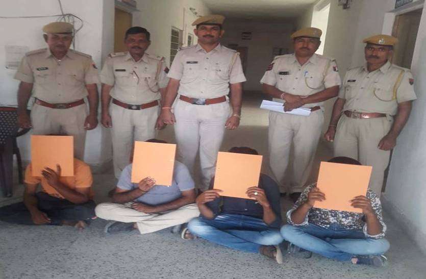 Firing on petrol pump,5 arrested डीजल के रुपए मांगे तो दागी गोलियां, लूट कर भागते 5 गिरफ्तार