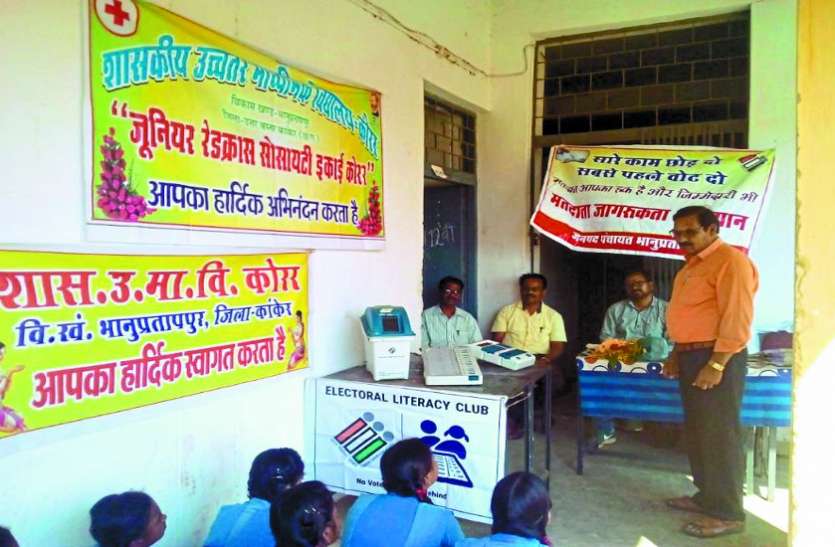 मतदाता जागरुकता अभियान मतदाता जागरुकता अभियान: लोकतांत्रिक देश की कल्पना में जनता के मतदान की महत्ता को बताया