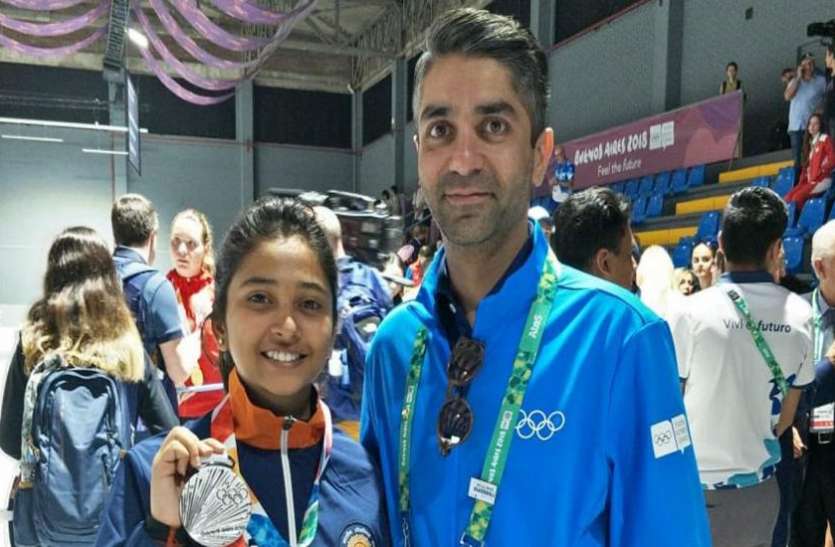 mehuli ghosh Youth Olympic 2018: शूटर मेहुली घोष ने 10 मीटर एयर राइफल में रजत पदक जीता