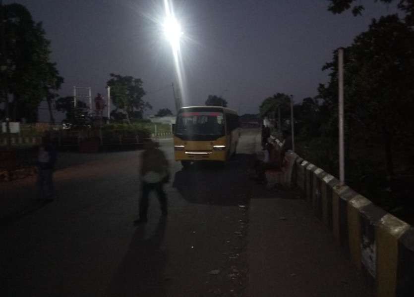 Bus stoped