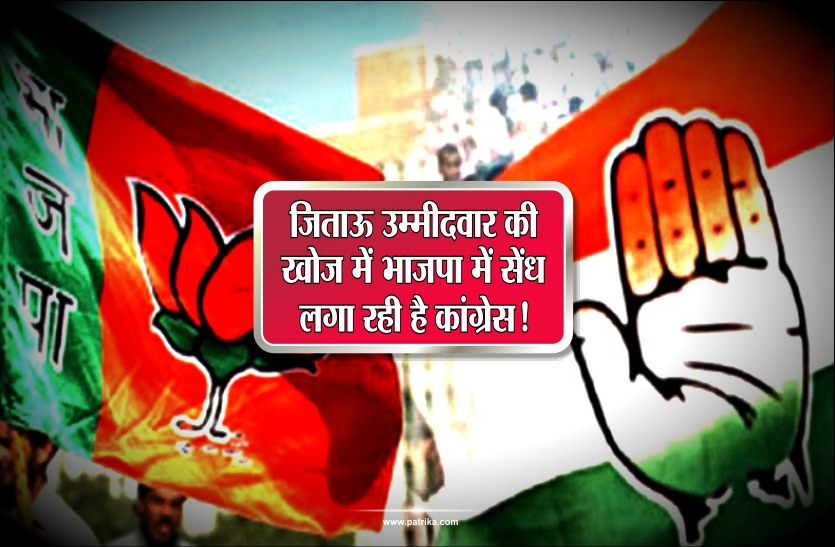 election war ELECTION 2018: जिताऊ उम्मीदवार की खोज में भाजपा में सेंध लगा रही है कांग्रेस, बीजेपी में बढ़ी हलचल