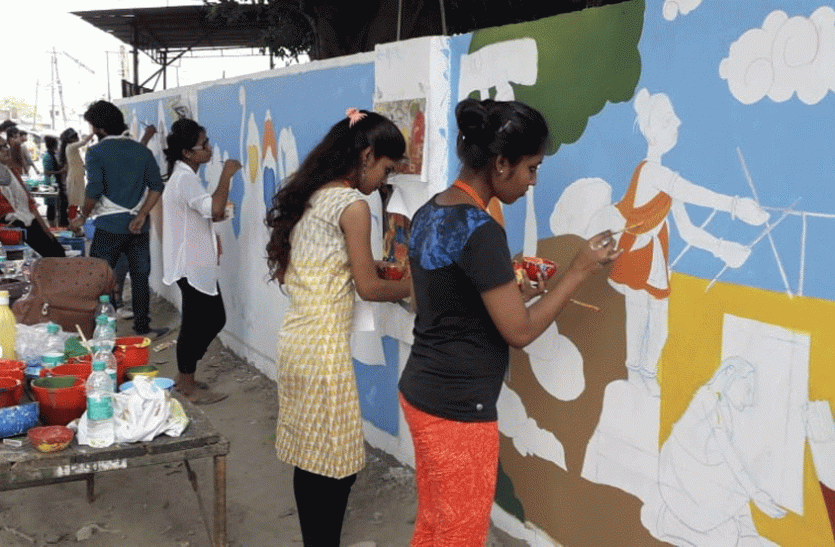 Acharya satendra das Big Statment On Ayodhya Art Festival दीवारों पर चित्र बनाकर दिखाई जा रही रामलीला टूट रहे मंदिरों पर भी ध्यान दे सरकार