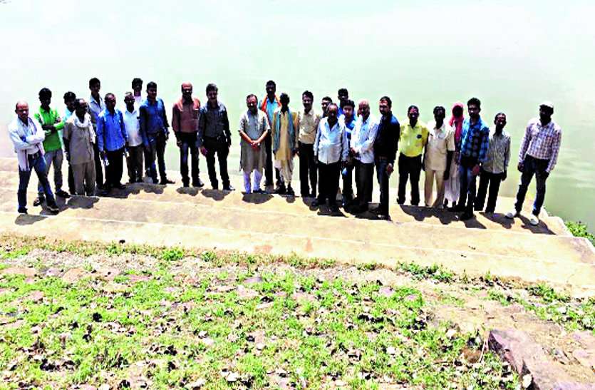 system जल प्रबंधन पर विकसित 6 पी माडल से हुआ तालाब गहरीकरण