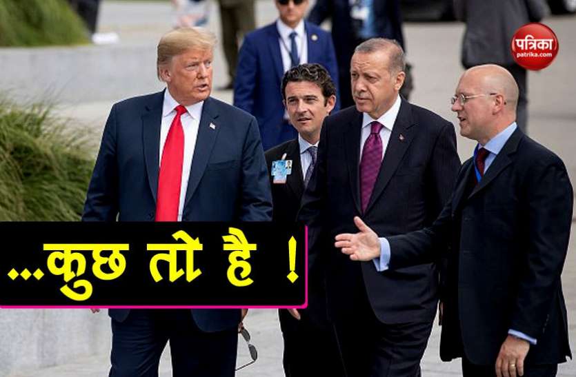 trump - Erdoğan file photo पादरी ब्रूनसन की रिहाई के बाद तुर्की पर नरम पड़े अमरीकी राष्ट्रपति ट्रंप