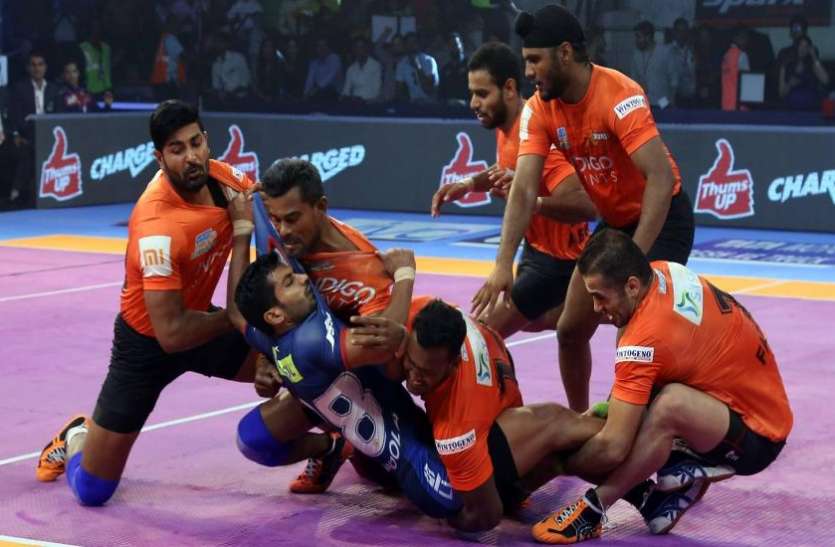 u mumba vs haryana steelers Pro Kabaddi 2018: यू मुम्बा ने हरियाणा स्टीलर्स को विशाल अंतर से हराया