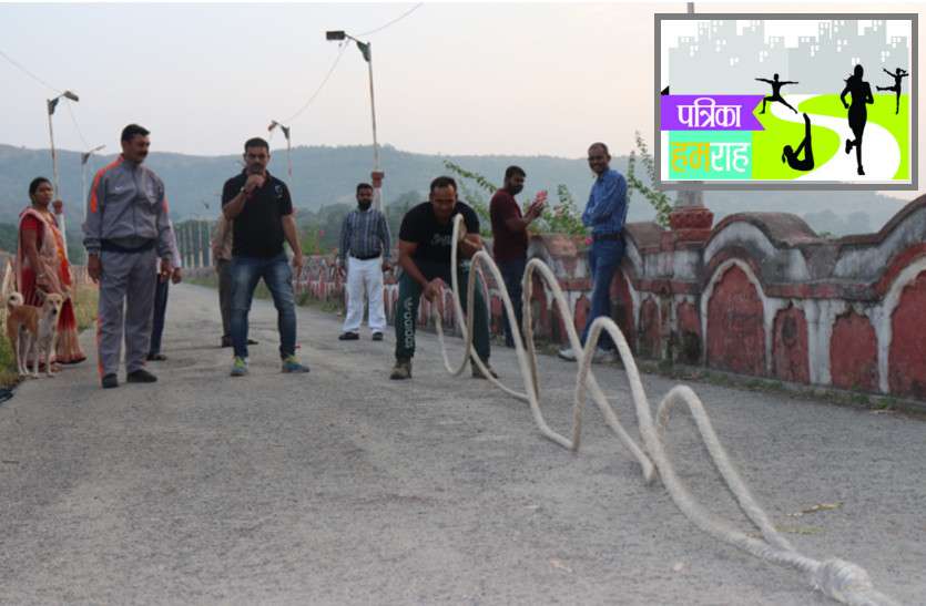 physical activity, humrah, banswara news, banswara hindi news, banswara latest news बांसवाड़ा : हर जुबां से निकला वाह, ‘स्वागत हमराह’
