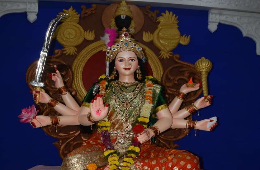 Shardeya navratri शारदेय नवरात्र उत्सव की धूम