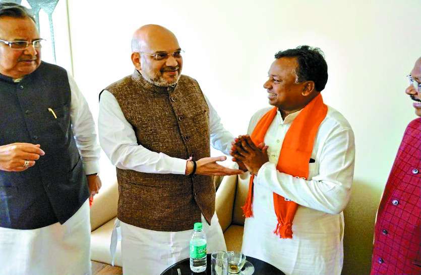 Amit shah अमित शाह का ऑपरेशन तोड़फोड़ शुरू, कांग्रेस के उइके भाजपा में, 9 और विधायक कतार में