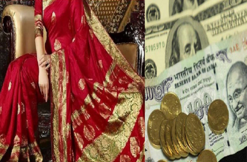 बनारसी साड़ी और रुपया बनाम डॉलर पहले से टूट चुके बनारसी साड़ी करोबार को गिरते रुपये ने दी बड़ी चोट