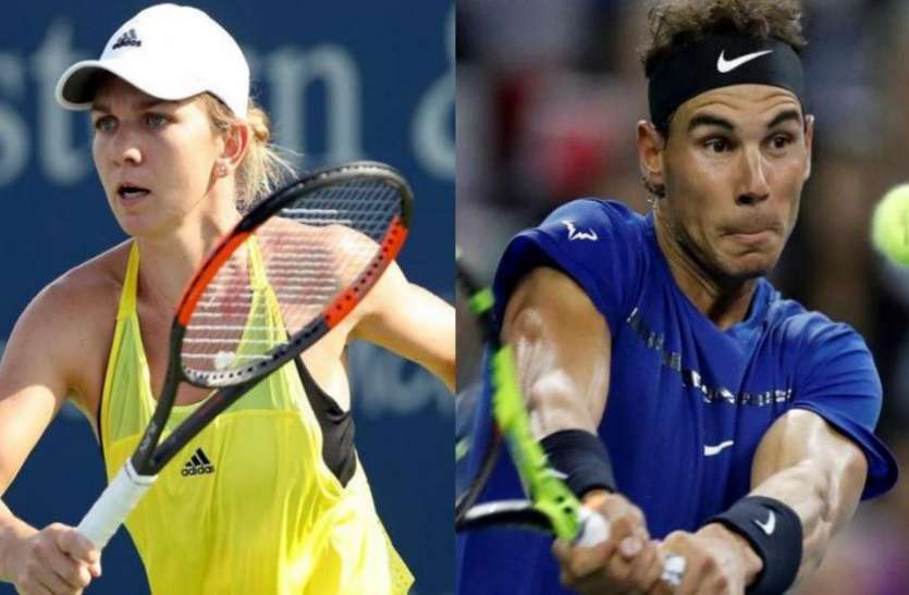 nadal and simon on top rankings in atp and wta tennis rankings राफेल नडाल एटीपी की तो सिमोना हालेप डब्ल्यूटीए की रैंकिंग में शीर्ष पर बरकरार