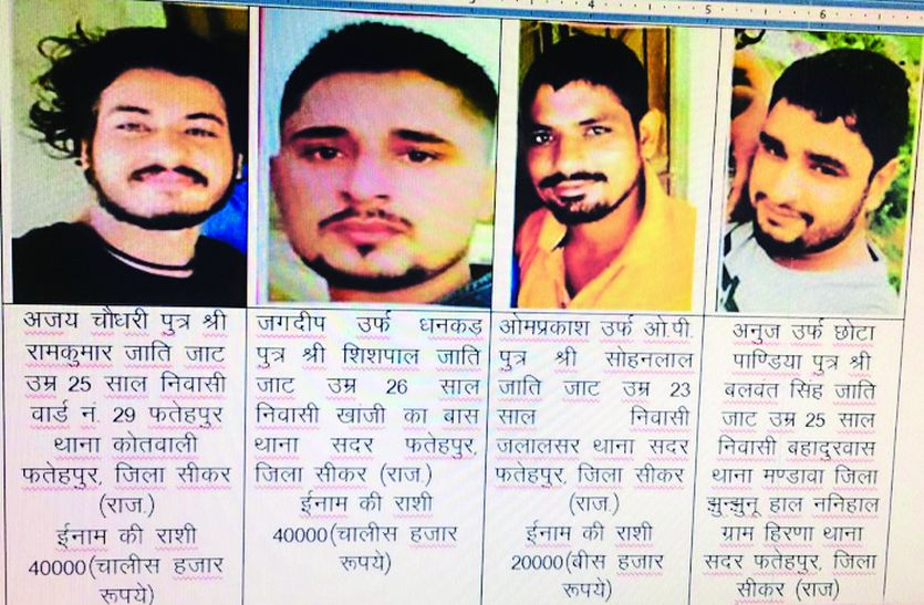 Sikar Fatehpur Shekhawati Police Murder Case One More Accused Arrested फतेहपुर हत्याकांड का यह