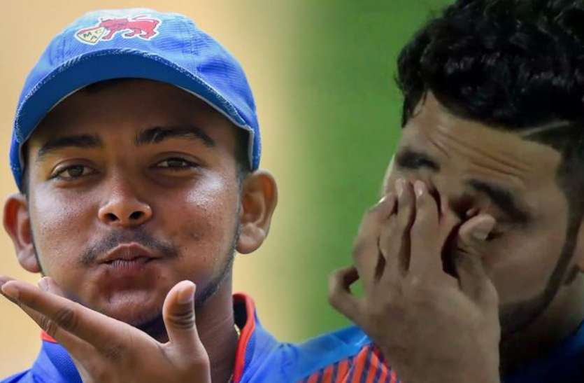 Vijay Hazare Trophy : Prithvi Shaw and Mohammed Siraj Exchange Words Vijay Hazare Trophy : पृथ्वी शॉ और मो. सिराज में हुई जोरदार टक्कर, पहले सिराज पड़े भारी फिर पृथ्वी ने शाही अंदाज में लिया बदला