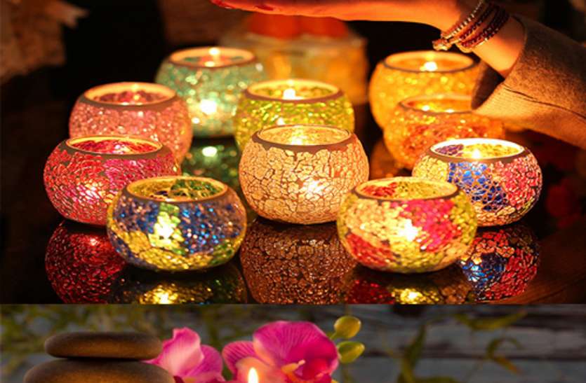 Designer Candle in demand डिजाइनर कैंडल से जगमगा उठेगा घर आंगन