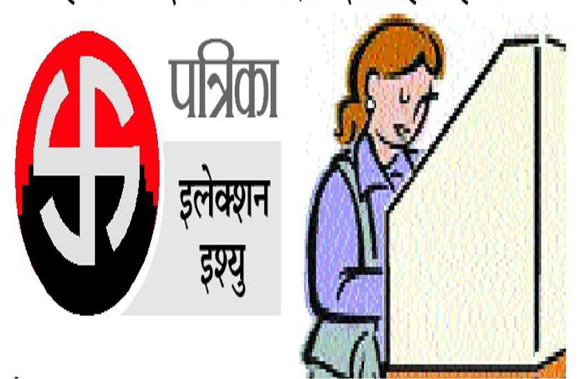 patrika MP Election 2018 : वोट देने के मामले में 'महिला शक्ति' से ज्यादा जागरूक हैं पुरुष