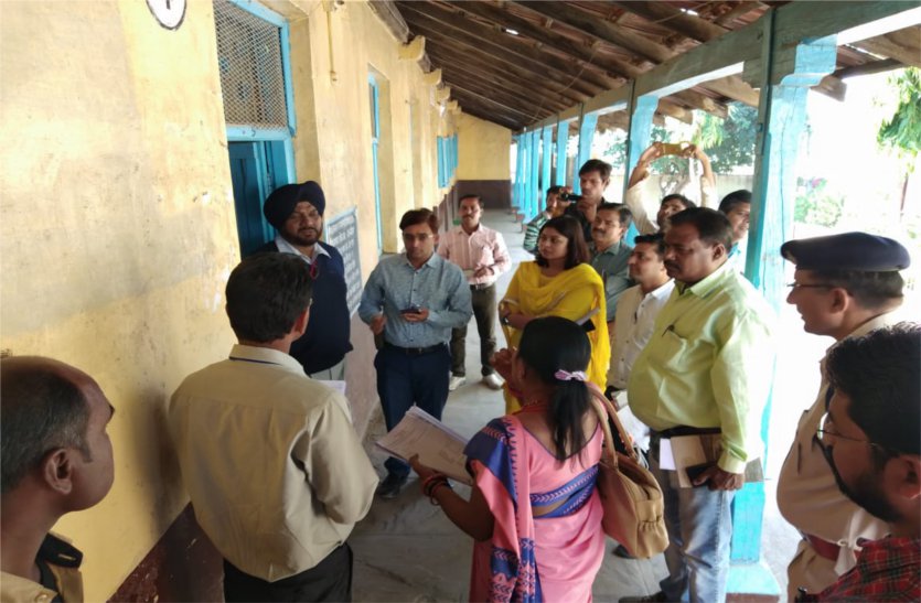 Observer asked the officer, what is the work of employees प्रेक्षक ने पूछा अधिकारी, कर्मचारियों से किसका क्या काम है बताएं