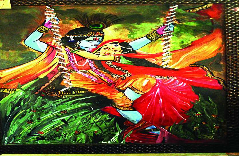 painting कैनवास पर उकेरी ऐसी तस्वीरें कि देखने वाले हो गए मुग्ध