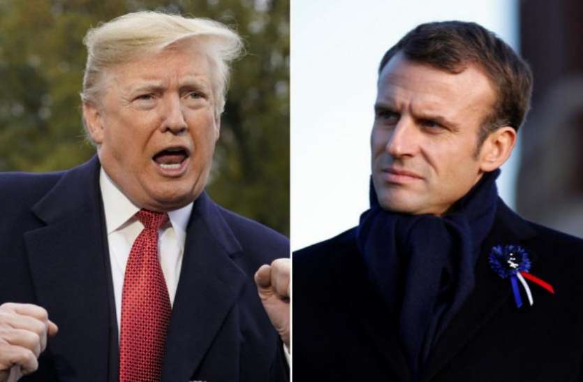 trump ट्रंप ने मैकरॉन के बयान को अपमानजनक बताया, कहा-पहले के कामों की कीमत नाटो सेना को चुकाए