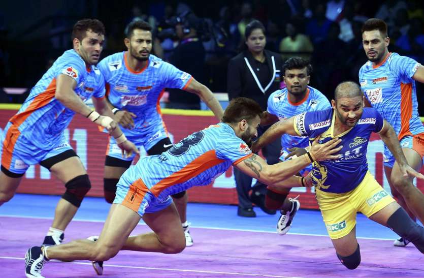 pkl Pro kabaddi league : बंगाल वॉरियर्स ने तेलुगू टाइटंस को दी मात