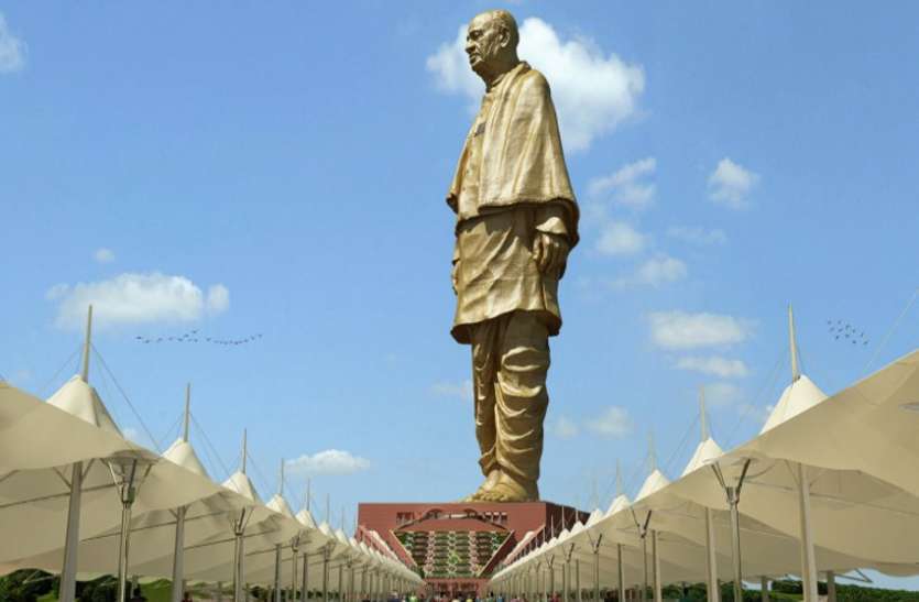 statue of unity स्टेच्यू ऑफ यूनिटी देखने उमड़े सैलानी