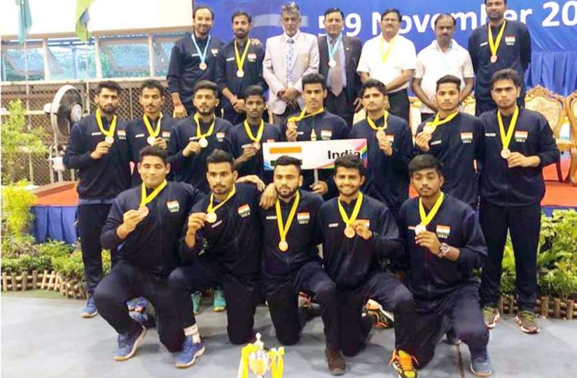 Child handball भारत की यूथ व जूनियर बालक हैण्डबॉल टीम ने जीते कांस्य पदक