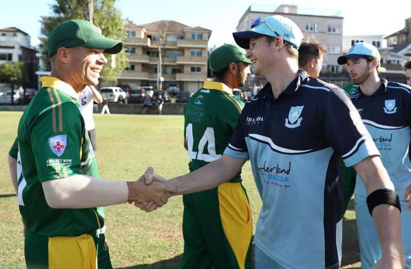 WARNER-SMITH बैन के बाद ऑस्ट्रेलिया में पहली बार एक साथ मैदान पर उतरे स्मिथ-वार्नर, पर वाटसन ने लूटी वाहवाही