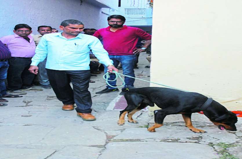 theft in broker house in gwalior