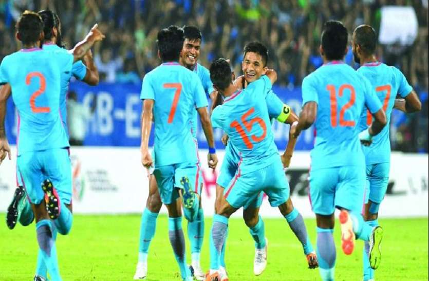 foootball Football : छेत्री के बिना जॉर्डन का सामना करने उतेरगा भारत
