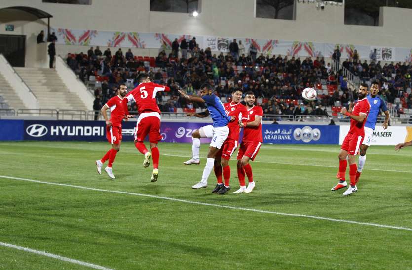 indian football Football : दोस्ताना मुकाबले में जॉर्डन ने भारत को 2-1 से हराया