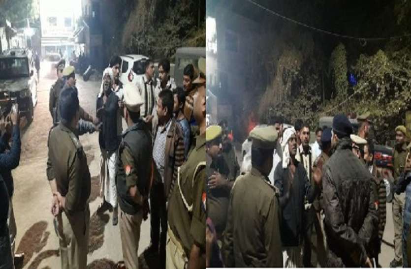 hatyakand वीरेंद्र यादव की घर के बाहर गोलीमार कर हत्या,इलाके में तनाव कई थानों की फ़ोर्स तैनात