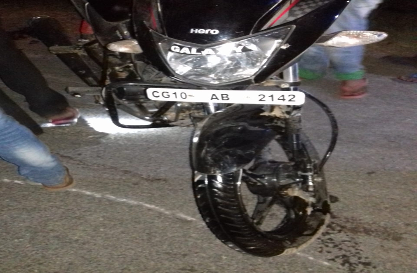 accident news हादसा: अज्ञात वाहन ने बाइक सवारों को मारी टक्कर, एक की मौत, 2 घायल