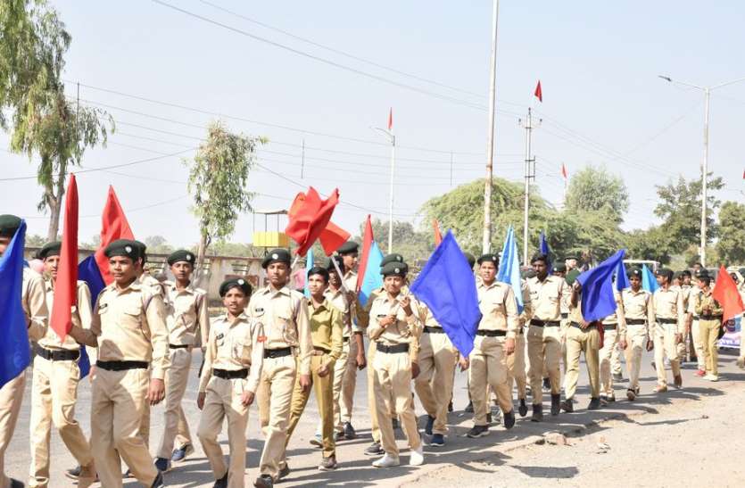 patrika 70 वां एनसीसी दिवस मनाया गया, निकाली रैली