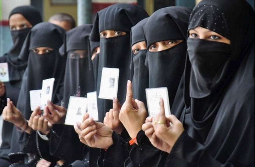 muslim women Lok Sabha Elelction- 2019: UP के सहारनपुर में सबसे ज्यादा 71 प्रतिशत के करीब मतदान, मतदाताओं में दिखा गजब का उत्साह