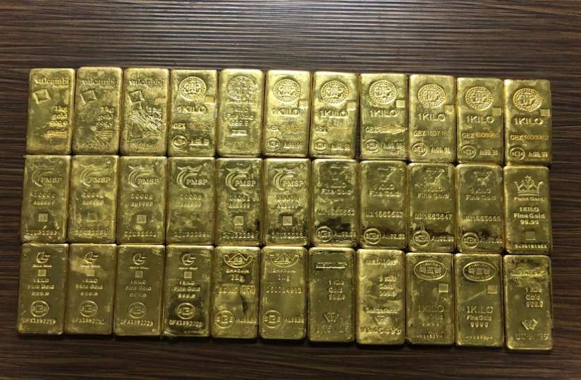 gold seized बड़ी तस्करी का खुलासा, कोलकाता और लखनऊ 21 करोड़ रुपये का सोना बरामद