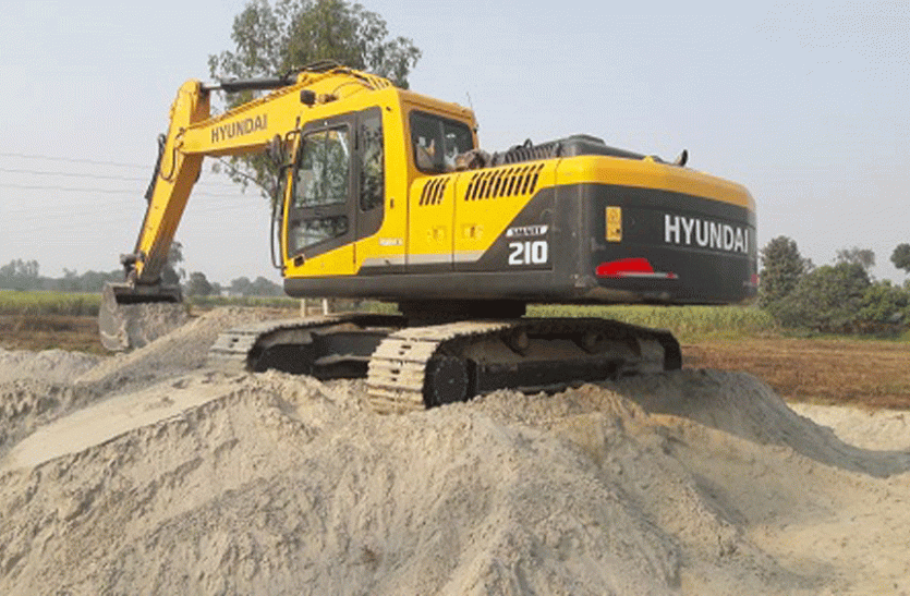 District Administration Ayodhya big Action Against Illegal sand mining अवैध बालू खनन के खिलाफ एक्शन में आया जिला प्रशाशन हुई बड़ी कार्यवाही