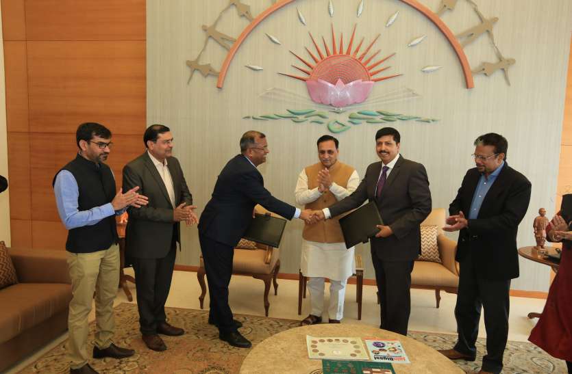 Three MoU, 3710 Cr, Gujarrat गुजरात में तीन प्रोजेक्ट के लिए ३७१० करोड़ के एमओयू