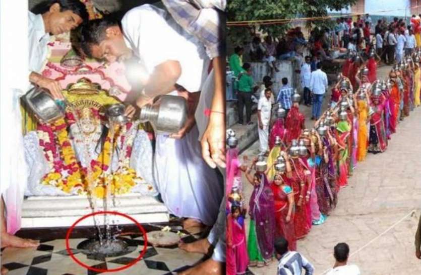 sheetla mata mandir राक्षस पी जाता है मंदिर में रखे घड़े का पानी, माता शीतला ने खुद दिया है उसे वरदान