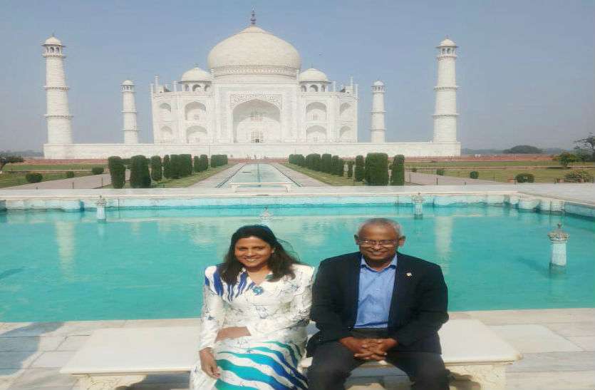 president of maldives ताजमहल देखते ही मालदीव के राष्ट्रपति के मुंह से निकला 'वाह ताज'