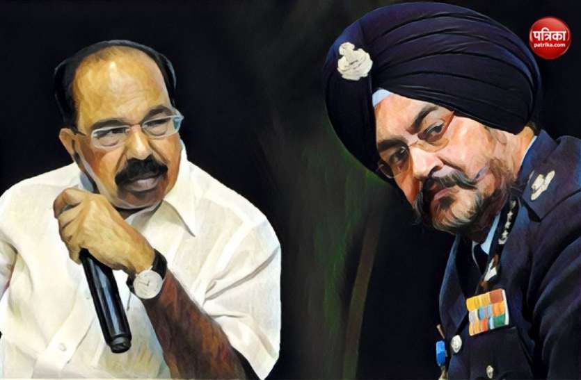Congress leader Veerappa Moily रफाल विवाद: कांग्रेस ने वायुसेना प्रमुख पर लगाया झूठ बोलने का आरोप, भड़क उठे स्वामी