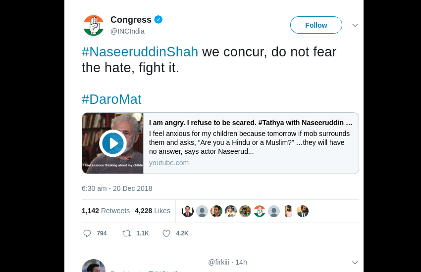 congress twitter