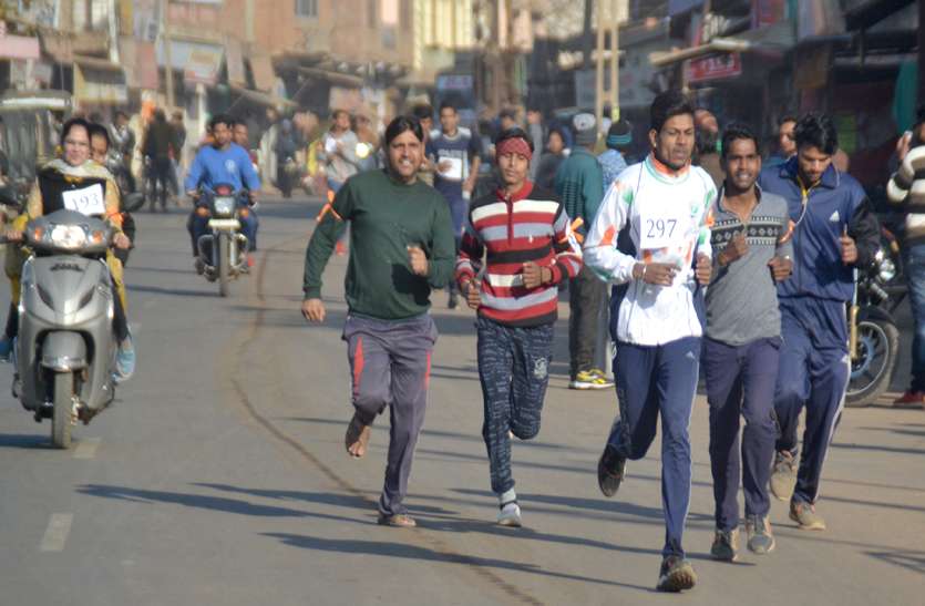 news गो संरक्षण के लिए मैराथन दौड़े सैकड़ों धावक