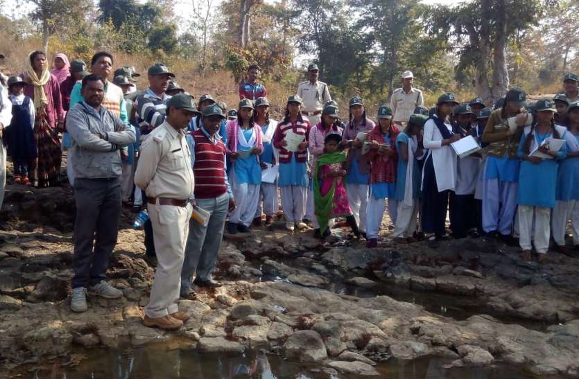pench tiger reserve विद्यार्थियों ने सुनी चीतल की आवाज, वृक्षों के जाने वैज्ञानिक नाम